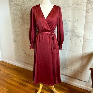 Dress in rust color